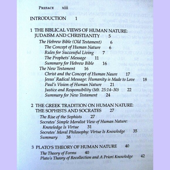 Book: Who Are We: Theories of Human Nature, by Louis P. Pojman - Picture 9 of 15
